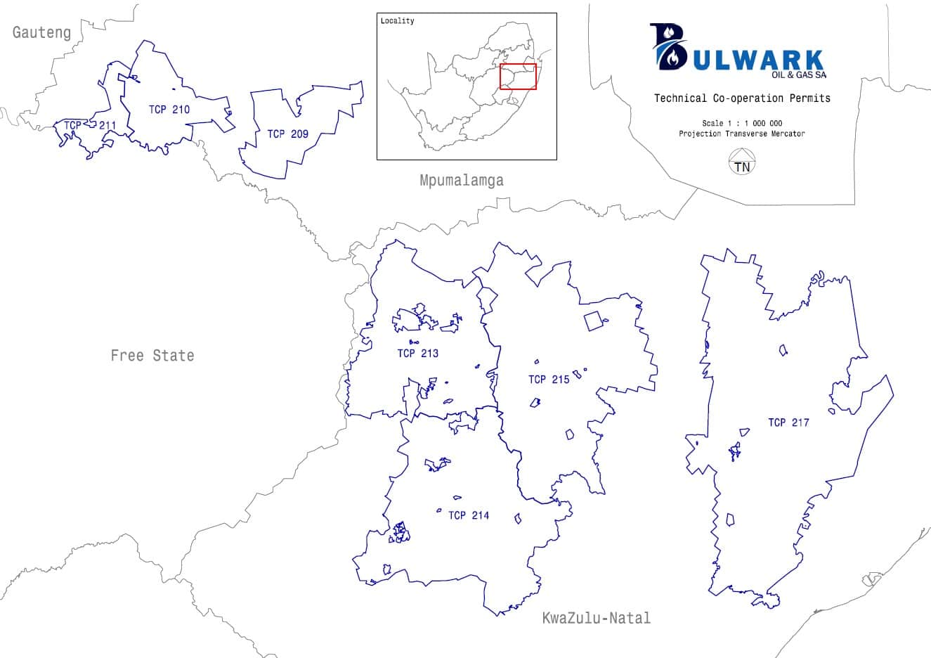 Bulwark TCP areas
